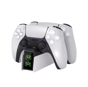 Док-станция зарядка Beboncool для джойстиков PS5 White