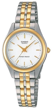 Жіночий годинник комбынований CASIO LTP-1129G-7A