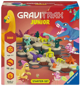 Конструктор Ravensburger GraviTrax Junior Стартовий набір Діно 98 елементів (24586) (4005556245864)