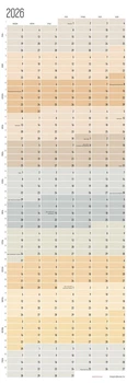 Календарь настенный годовой 2026 Gold 59426