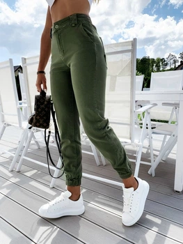 Женские джинсы Fashion 9AM_803Khaki M Хаки (2000000946009)