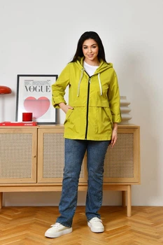 Женская ветровка Fashion 9EL_4387Yellow XL Желтая (2000000949703)