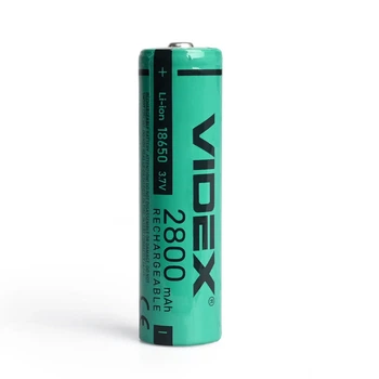 Акумулятор Літієвий Videx 18650 2800mAh 3.7V без захисту