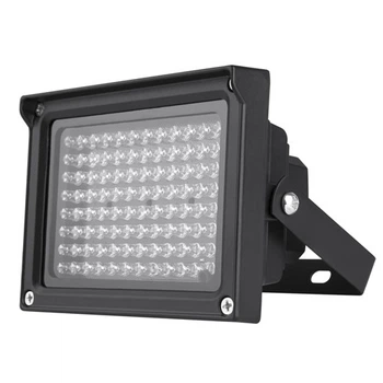 Инфракрасный прожектор для камер наблюдения – 96 LED, дальность 60 м, IP65, 12В (черный)
