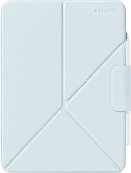 Чохол для планшета Pitaka MagEZ Case Folio 2 для Apple iPad Pro 13" M4 (2024) з кріпленням для стилуса Apple Pencil Light Blue (FOL2406P)