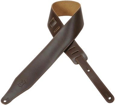 Гитарный ремень Levy's DM17-DBR Top Grain Series Guitar Strap (Dark Brown)