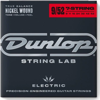 Струни для електрогітари Dunlop DEN09527 Nickel Wound Electric Guitar Strings 09-52 | 7-string