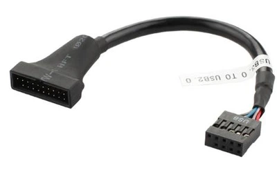 Переходник для разъема материнской платы USB 2.0 (9 PIN мама) на USB 3.0 (20 пин папа) Адаптер