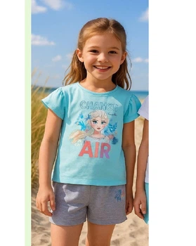 Комплект (футболка, шорты) Disney Frozen (Холодное Cердце) 110 см Разноцвет UE10222