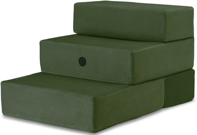 Ступеньки для собак Harley and Cho Tetris Double Green Velur M высота 15 см (3103767)