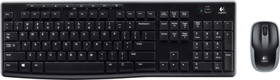 Комплект бездротовий Logitech MK270 Wireless Black (920-004527)
