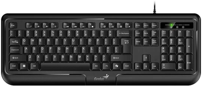 Klawiatura przewodowa Genius KB-118 II Copilot USB Black (31310051411)
