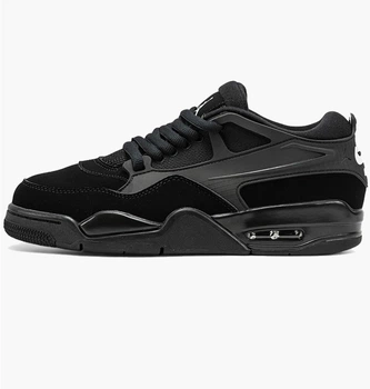 Кросівки чоловічі Jordan 4 Rm Black Cat 43 Чорний FQ7939-004