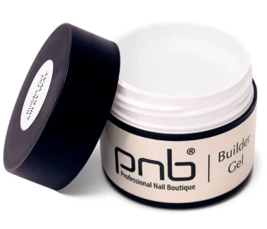 Моделюючий гель PnB UV/LED Builder Gel Milky Way PNB, 15 мл молочний NEW FORMULA