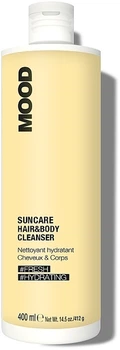 Зволожуючий шампунь для тіла та волосся Mood Suncare Hair&Body Cleanser 400 мл