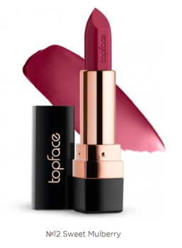 012 Помада для губ Topface Instyle Creamy Lipstick (Sweet Mulberry) - PT156