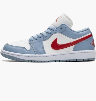 Кроссовки женские Jordan 1 Low 44 Голубой DC0774-164