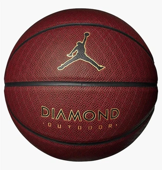Баскетбольный мяч Jordan Diamond Outdoor 7 Бордовий J.100.8252.891.07