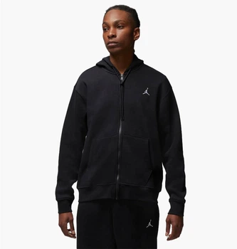 Кофта мужская Jordan Essentials Mens Full-Zip Fleece S Чорний FJ7771-010