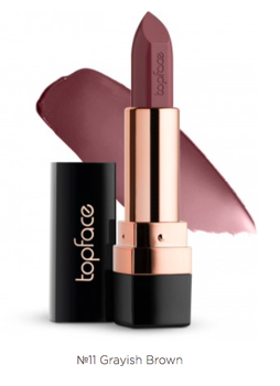 011 Помада для губ Topface Instyle Creamy Lipstick (Grayish Brown) - PT156