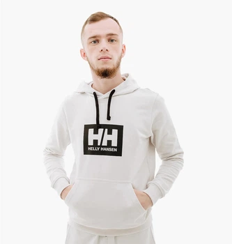 Кофта мужская Helly Hansen Hh Box Hoodie L Білий 53289-824