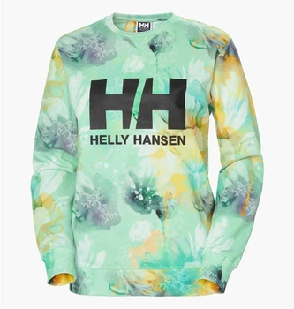 Кофта женские Helly Hansen W Hh Logo Crew Sweat Esra S Зелений 34261-406