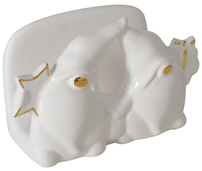Serwetnik Boltze Home Maddy ceramiczny ze skrzatami (4066076392759)