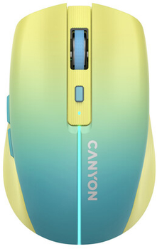 Миша Canyon MW-44 LED Wireless/Bluetooth Yellow-Blue (CNS-CMSW44UA) (G140641800646) - Уцінка