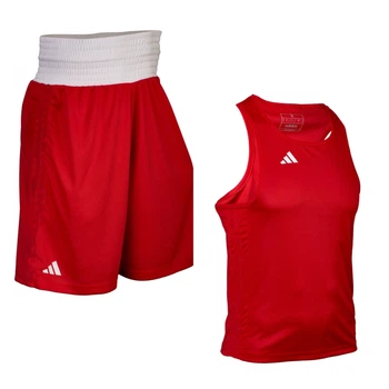 Боксерская форма Adidas Olympic 2024 | красная | Adidas ADIIBA23TM ADIIBA23SM XL