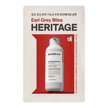 Шампунь для ослабленої шкіри голови та тонкого волосся Dr.FORHAIR Heritage Shampoo Earl Grey Bliss, 10 мл