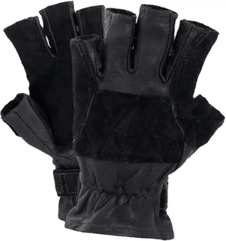 Перчатки Singing Rock Verve 3/4 с открытыми пальцами, козяча шкіра, Kevlar Nomex