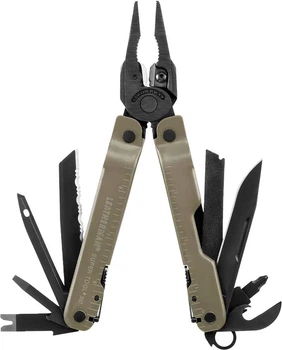 Мультитул Leatherman Super Tool 300М BLACK/COYOTE. Чохол MOLLE
