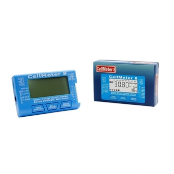 Багатофункціональний тестер CellMeter 8 для Li-Po, Li-lon, Li-Fe, NiCd, NiMH акумуляторів