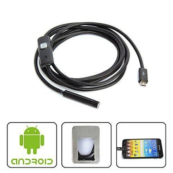 Ендоскоп бороскоп з камерою 5,5 мм Android ПК 6LED