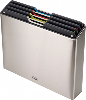 Zestaw desek do krojenia Joseph Joseph Folio Steel w stojaku 4 szt (5028420001198)