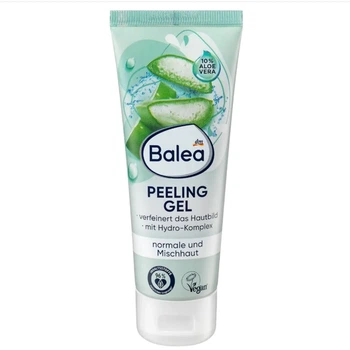 Гель-пілінг для обличчя з алое вера Balea Peeling Gel 75 мл