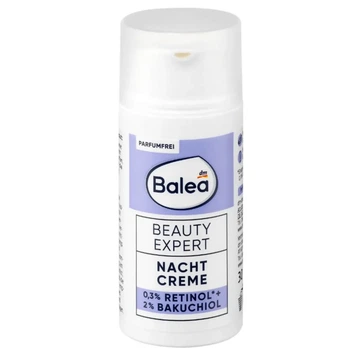 Ночной крем Balea Nachtcreme Beauty Expert с ретинолом 0,3% и 2% бакучиола 30 мл