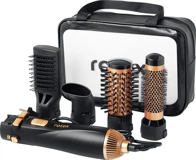 Фен-щітка браш Rotex RHC490-T AirBrush 1200Вт обертання в обидва боки 4в1