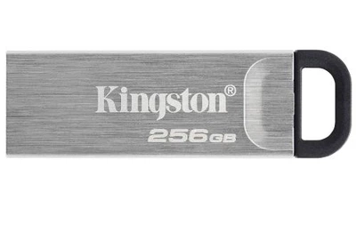 Флеш накопичувач USB 256Gb Kingston DataTraveler Kyson, Silver, USB 3.2 Gen 1, до 200/60 МБ/с (DTKN/256GB)