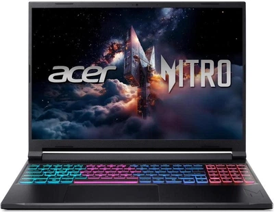 Ноутбук Acer Nitro V 16S ANV16S-41 16"/AMD Ryzen 5 240/16GB/SSD 1TB/GeForce RTX 5060 8GB/Linux/чорний (NH.U03EU.007)