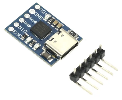 Конвертер інтерфейсу type-C – UART TTL CP2102, USB