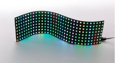 LED гибкая матрица WS2812B на светодиодах 5050, 8х32(256LED), 5В