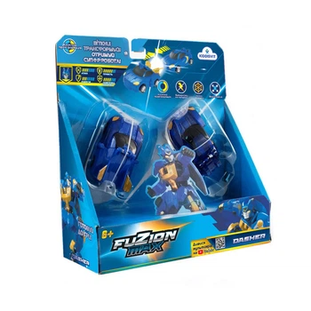Трансформери Машинки Дашер Fuzion Max синий Игровой набор 8x8x14см (54003)