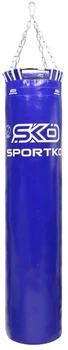 Мешок боксерский SportKo Master PVC с кольцом 140 см 30 кг Синий (SP9760P00B)