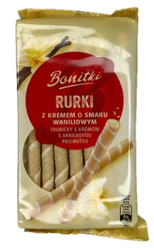 Трубочки з кремом Bonitki Rurki ваніль 280 гр
