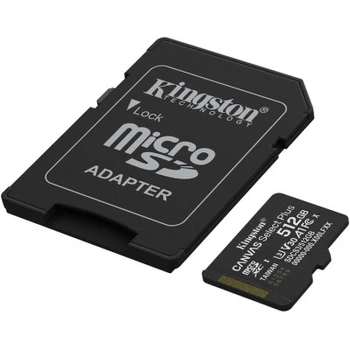 Картка пам'яті Kingston 512GB microSDXC class 10 UHS-I U3 V30 A1 Canvas Select Plus (SDCS3/512GB)