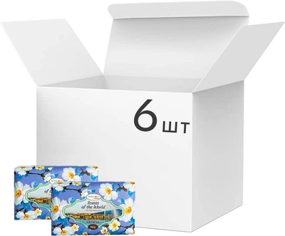 Набір твердого туалетного мила Marigold Natural Аромати світу Женева 6x150 г (4820179550283)