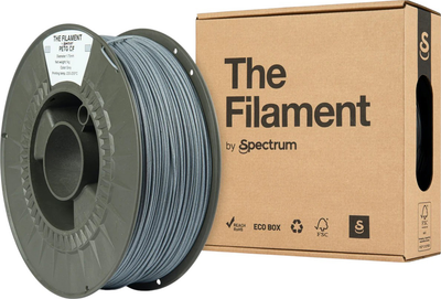 Filament do drukarek 3D Spectrum PETG CF 1.75 mm 1 kg Grey (TF-24112)