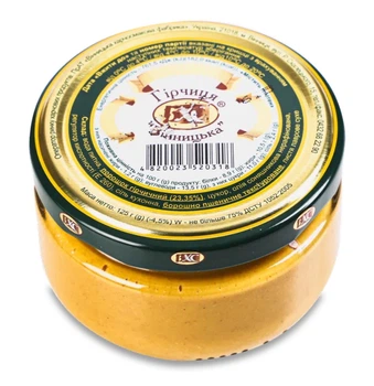 Гірчиця Вінницька 125г ВХС(4820023520318)