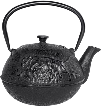 Imbryk do herbaty Kadax żeliwny czarny 720 ml (5903699477717)